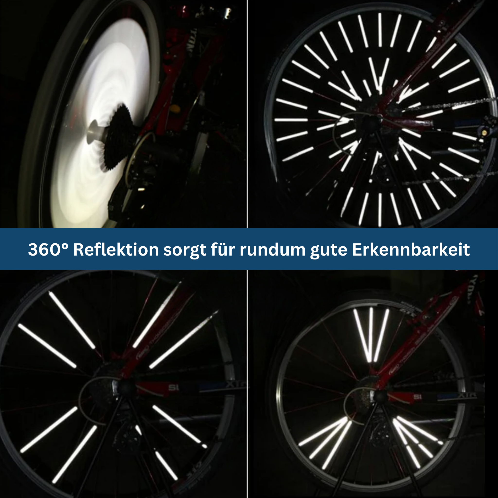 Speichenreflektoren 12er-Set