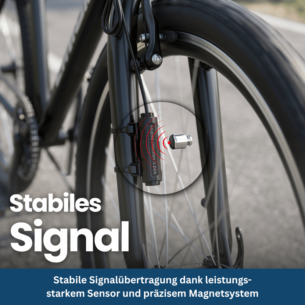 Digitaler Fahrradcomputer mit Tachometer & Kilometerzähler