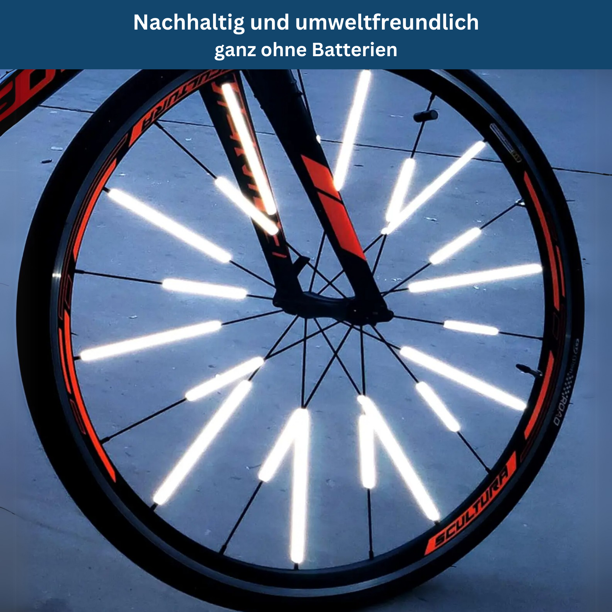 Speichenreflektoren 12er-Set