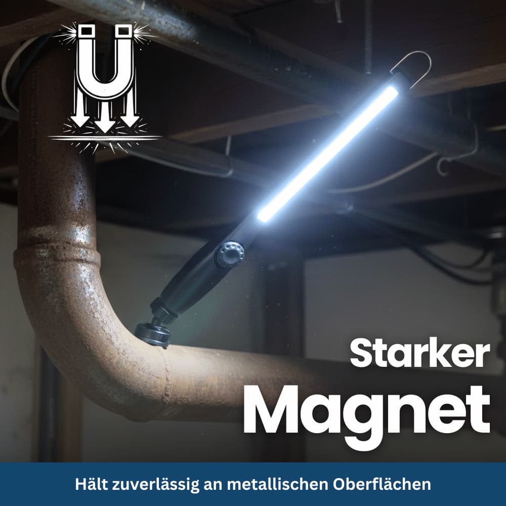 WorkBeam Pro – Magnetische Inspektionslampe