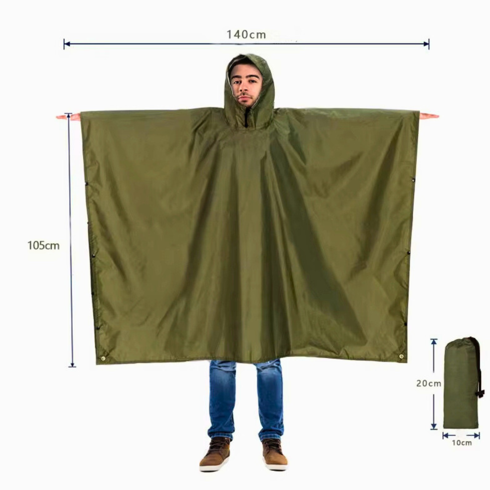 Allwetter 3-in-1 Poncho
