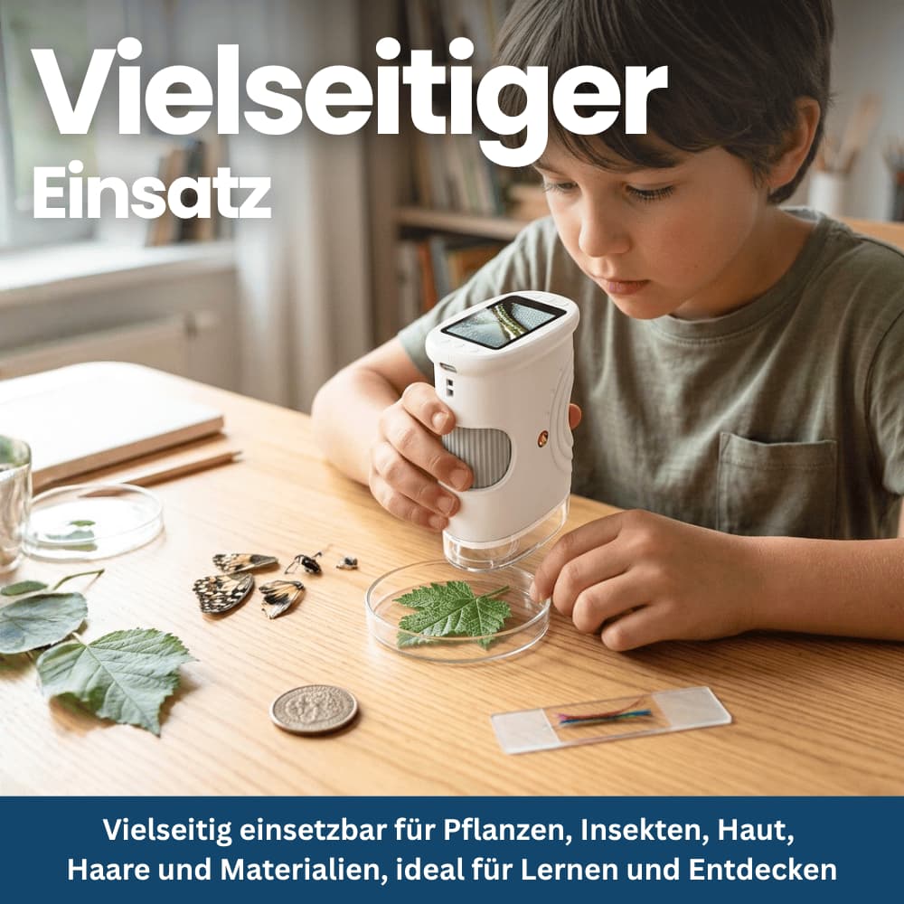 SmartView Taschenmikroskop für Kinder