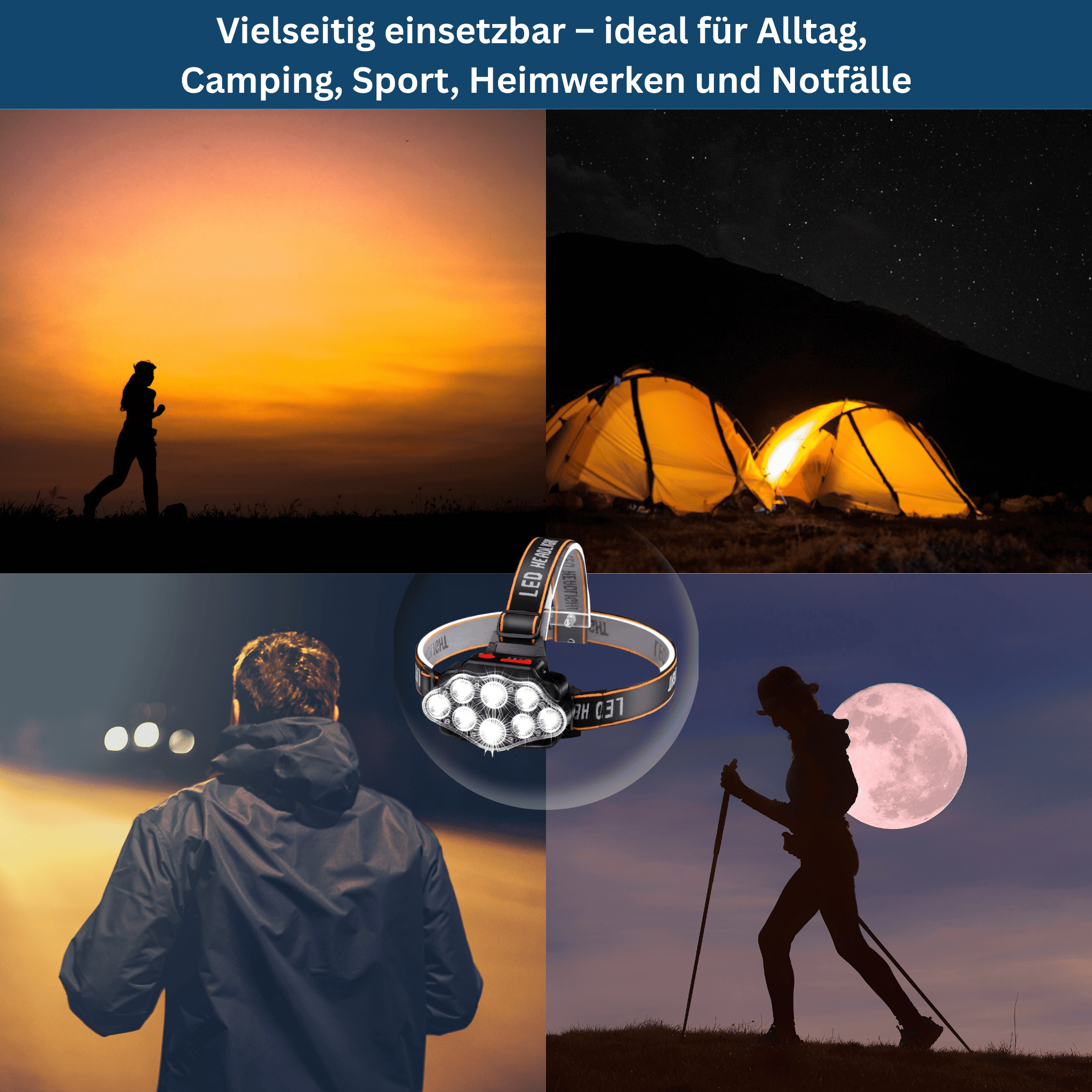 Stirnlampe NightVision