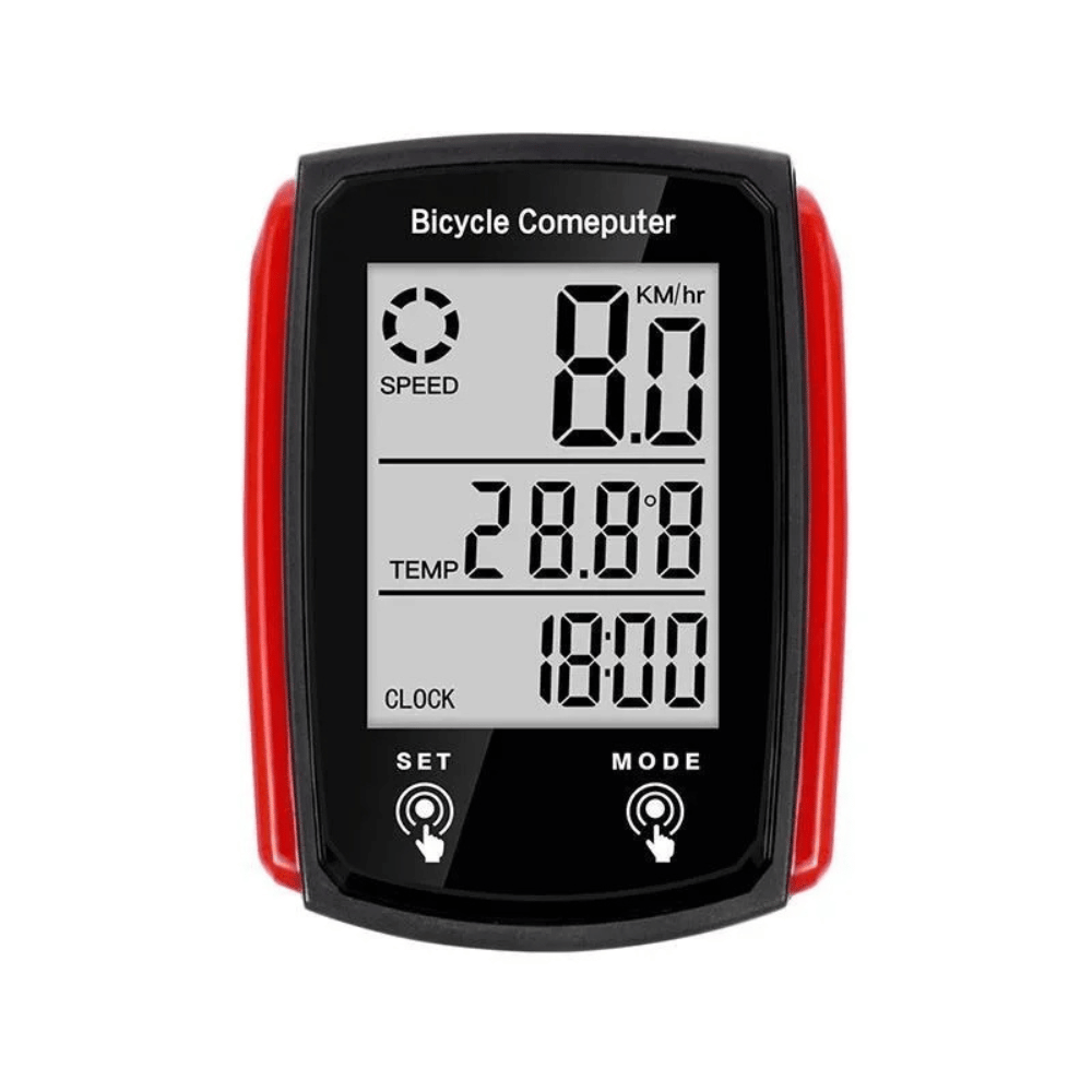 Digitaler Fahrradcomputer mit Tachometer & Kilometerzähler