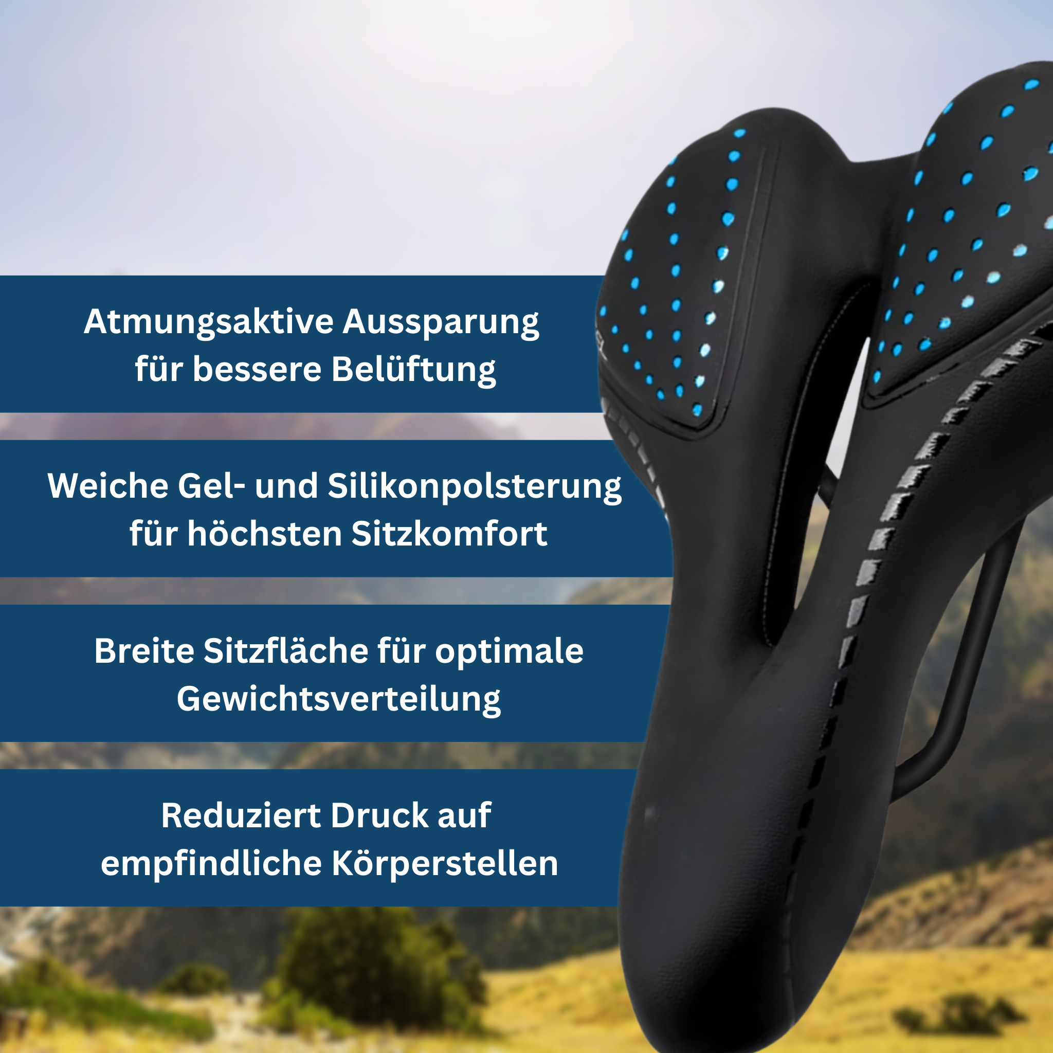 ErgoRide - Ergonomischer Fahrradsattel