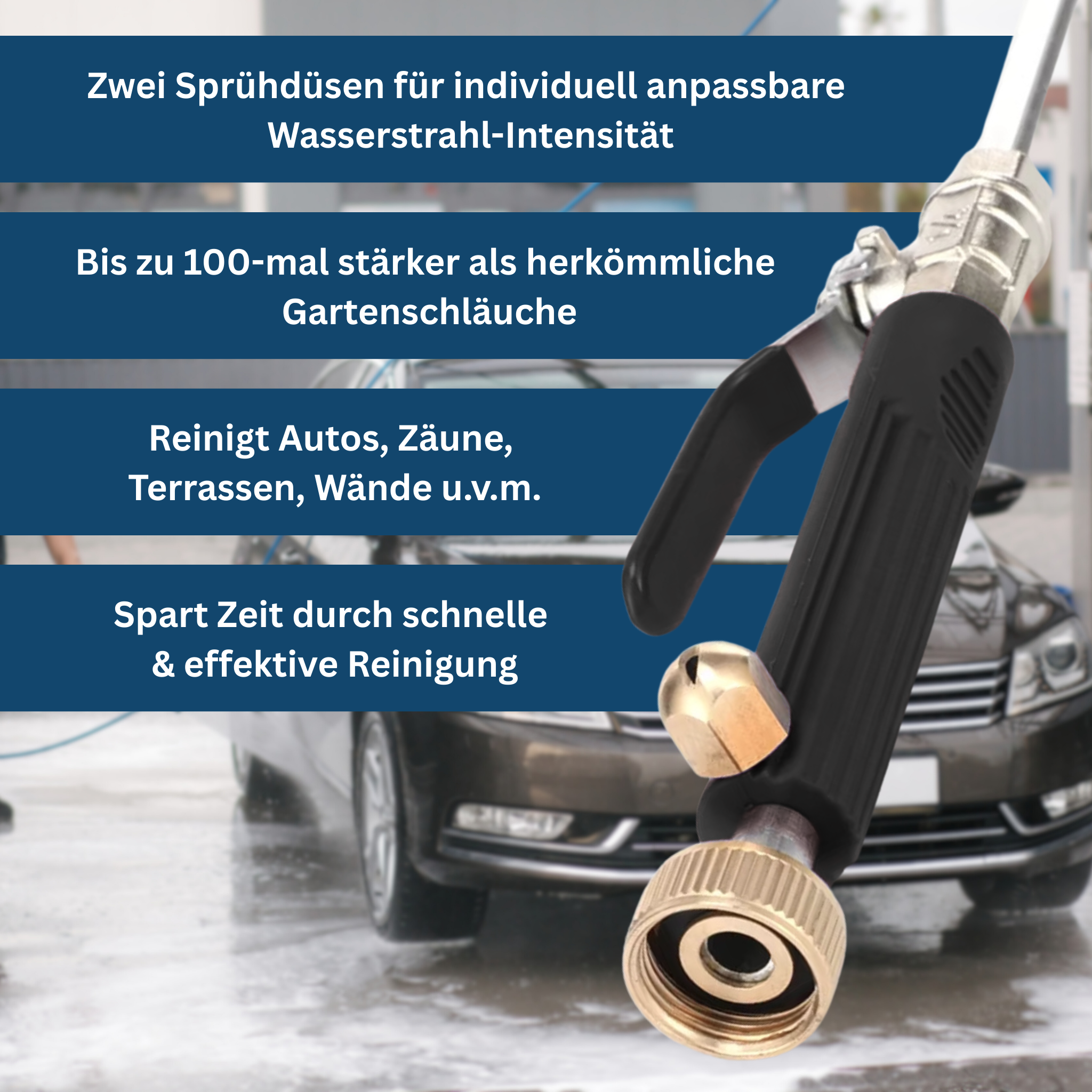 Ultrawasher - Turbohochdruckreiniger für jeden Gartenschlauch