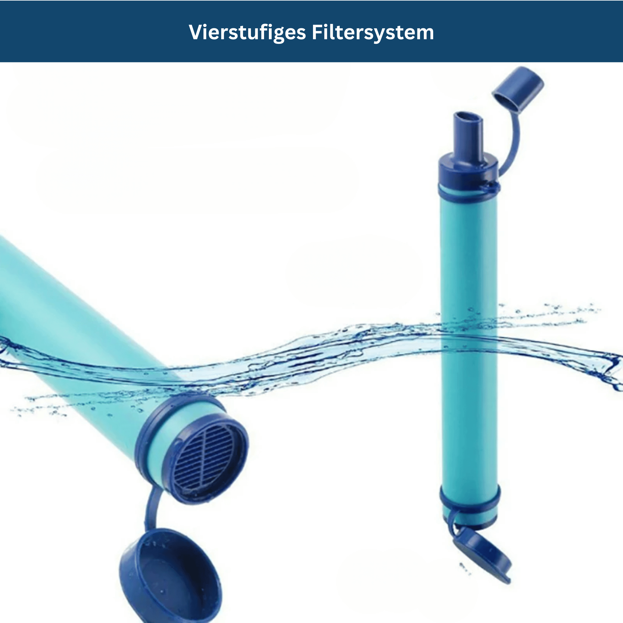 PureStream Set – Kompakter Survival-Wasserfilter