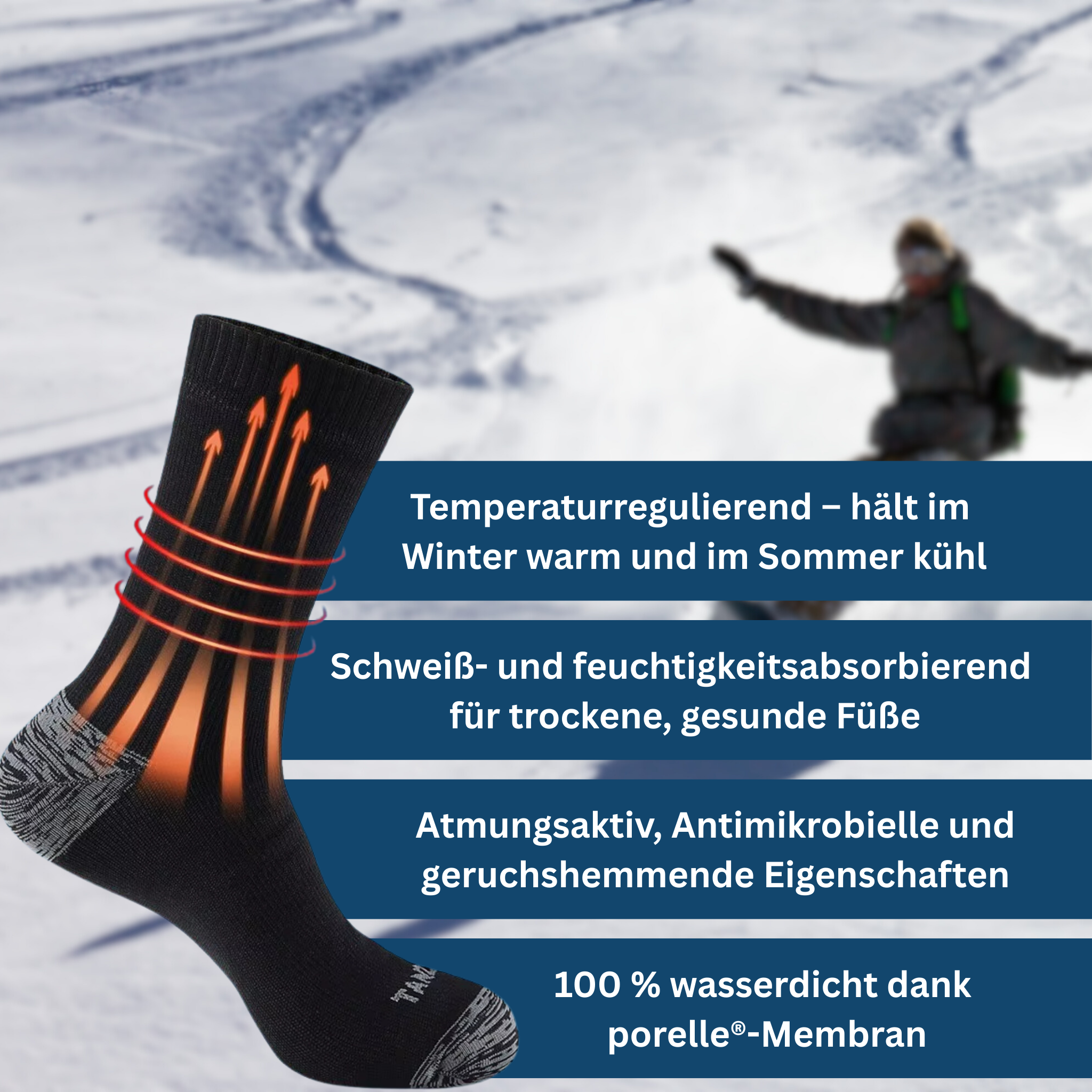 DryStep Pro - Die wasserdichten Socken