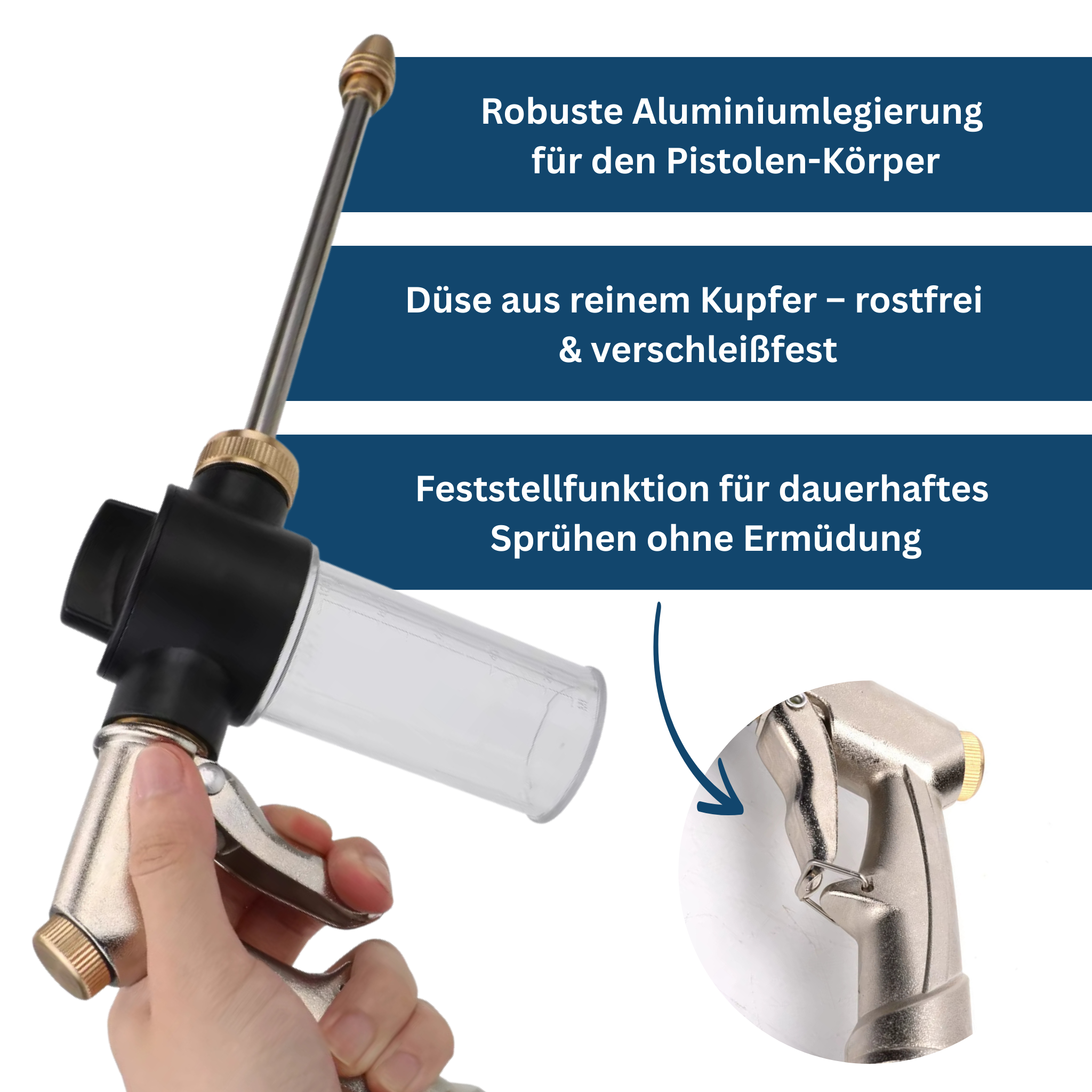 Powerwasher - Power-Hochdruckreiniger für jeden Gartenschlauch