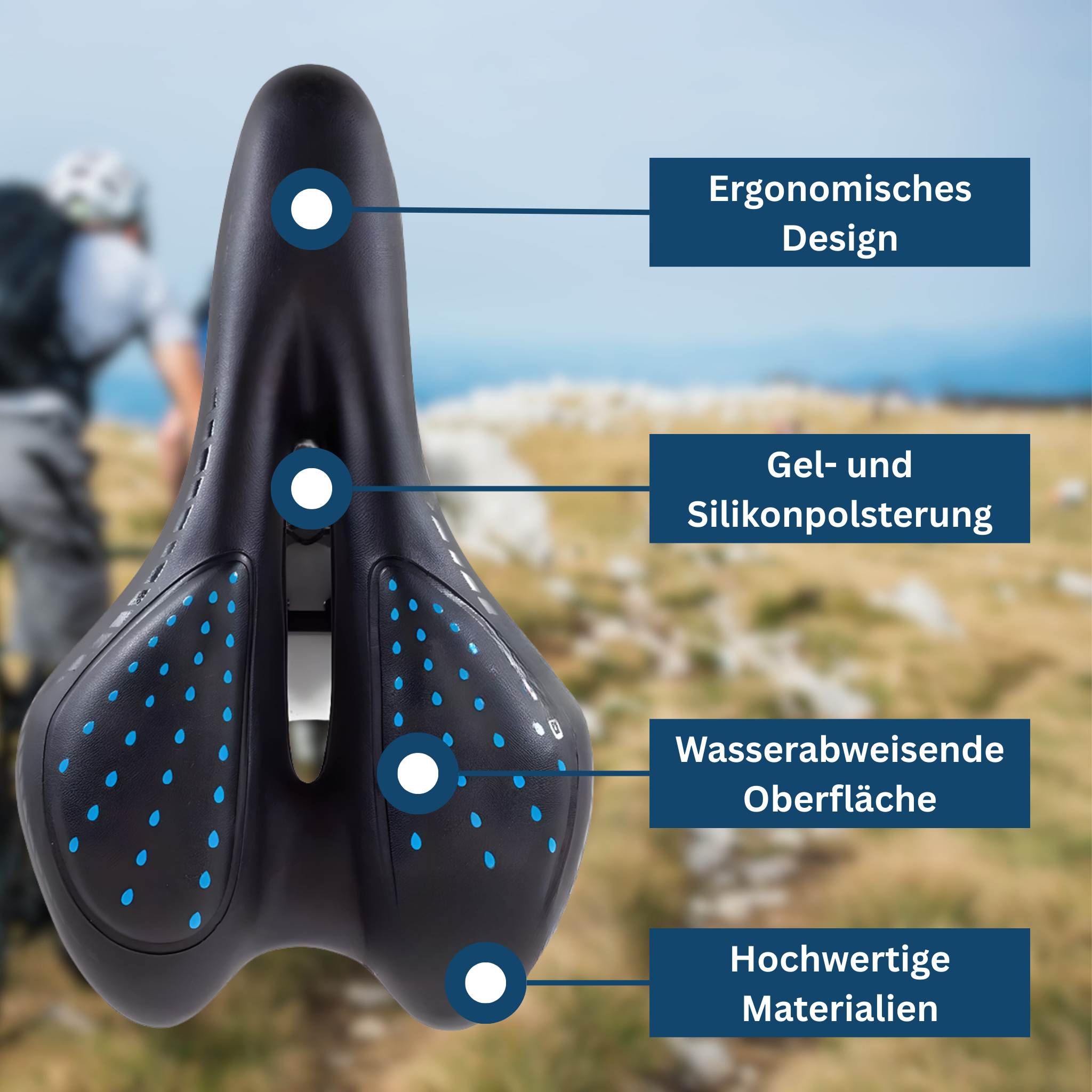 ErgoRide - Ergonomischer Fahrradsattel