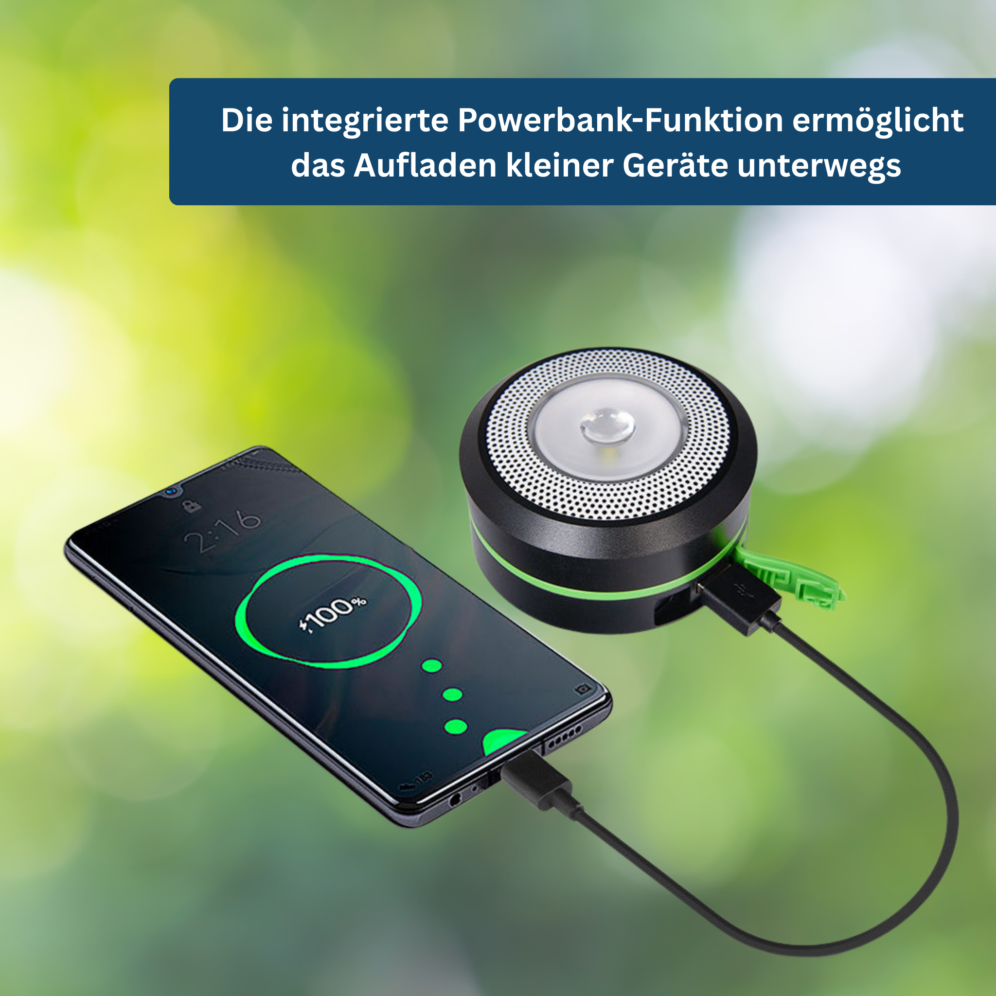 SolarLight - Faltbares Camping Licht