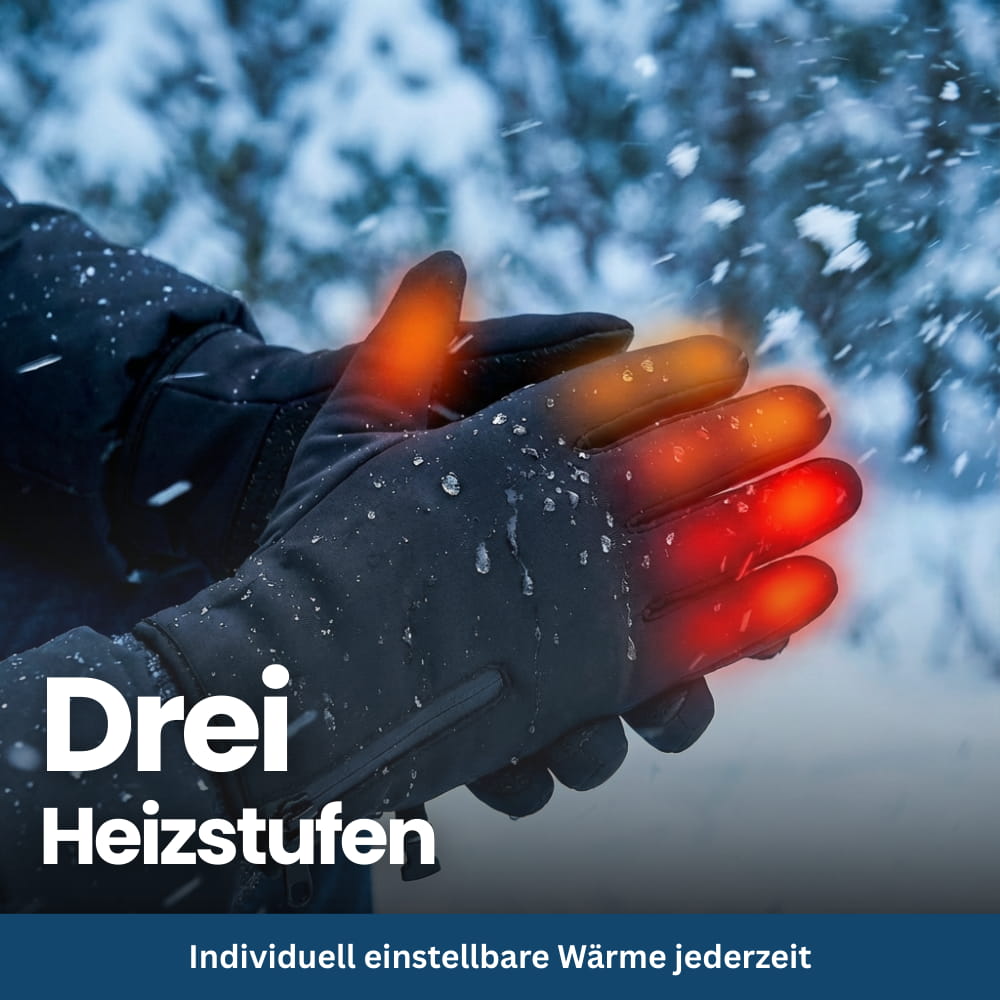 ThermoHeat Handschuhe mit 3 Heizstufen