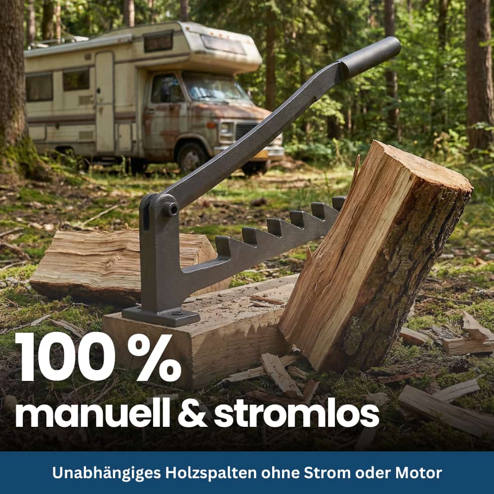 Premium Brennholzspalter – Wandmontage