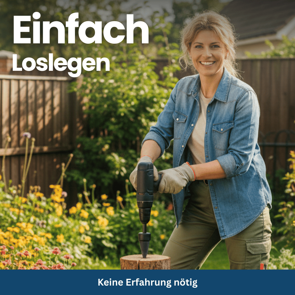 EasyWoodSplit - Universalbohrer für Brennholz