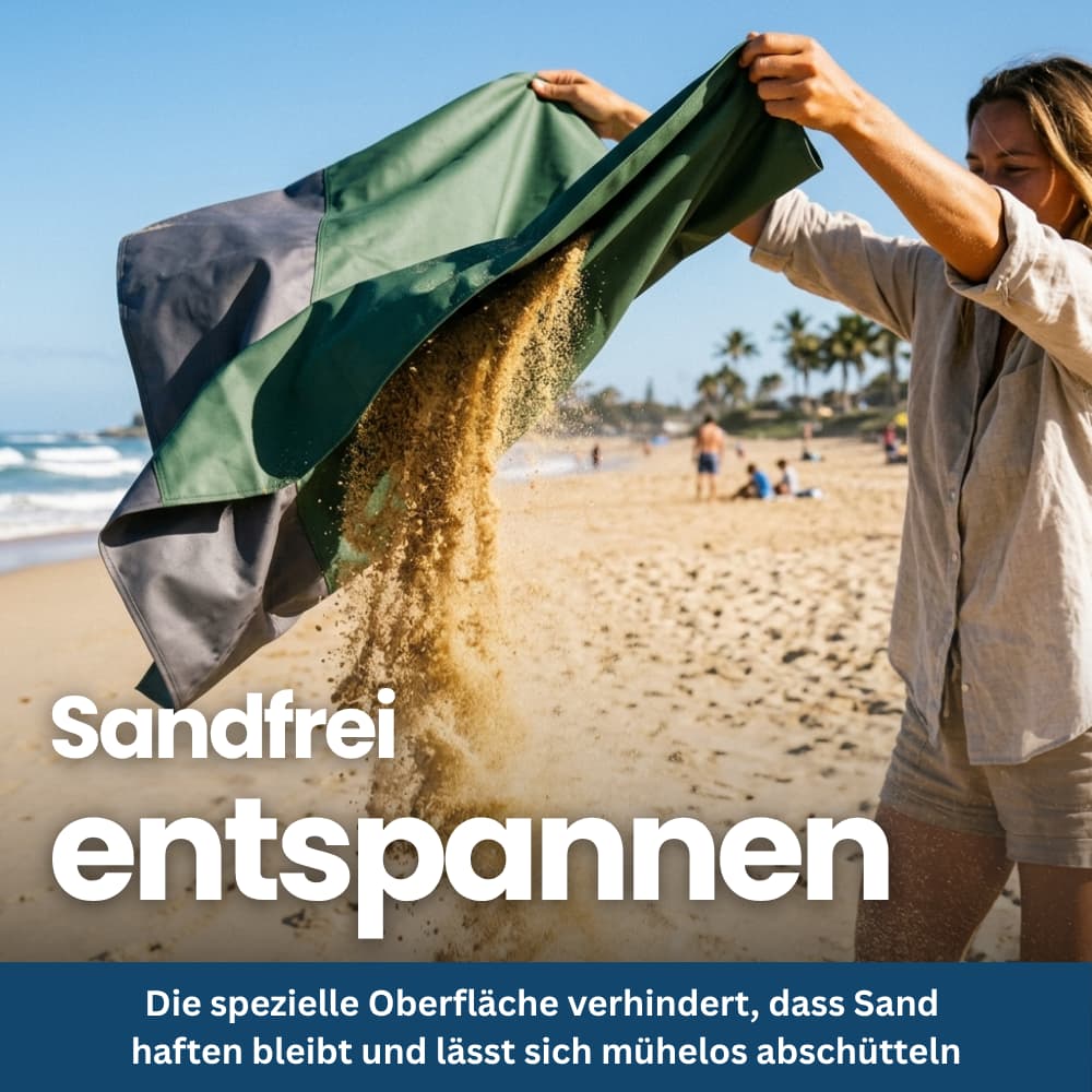 Sandabweisende & wasserdichte Strand- und Picknickdecke