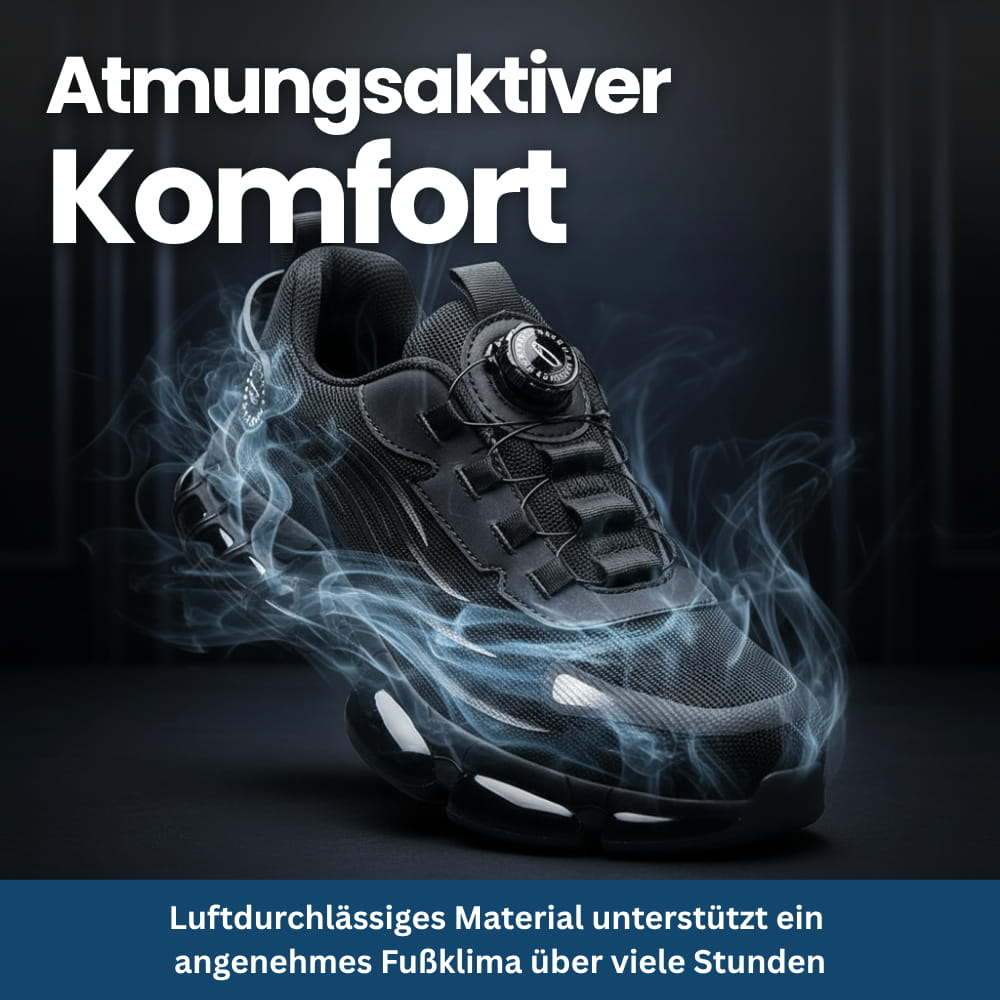 Sicherheits-Sneaker mit Stahlkappe & Drehverschluss