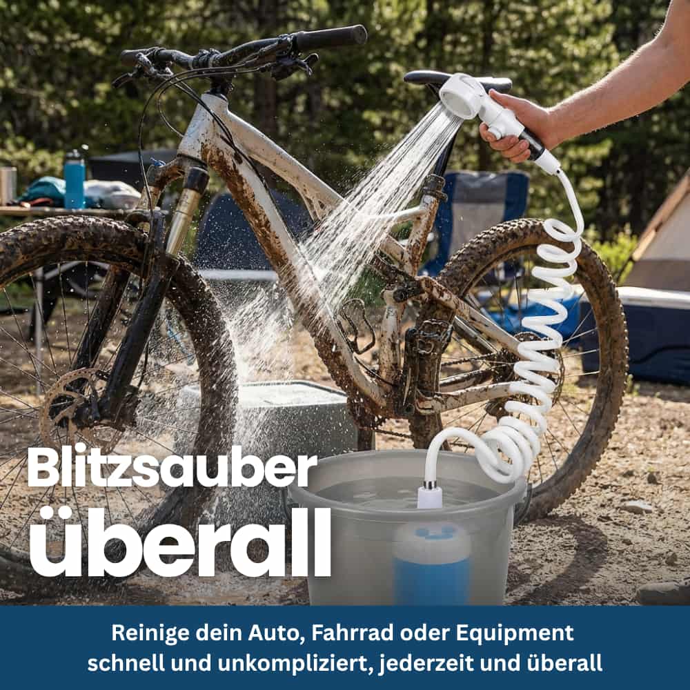 TravelShower – Mobile Dusche für Camping & Outdoor