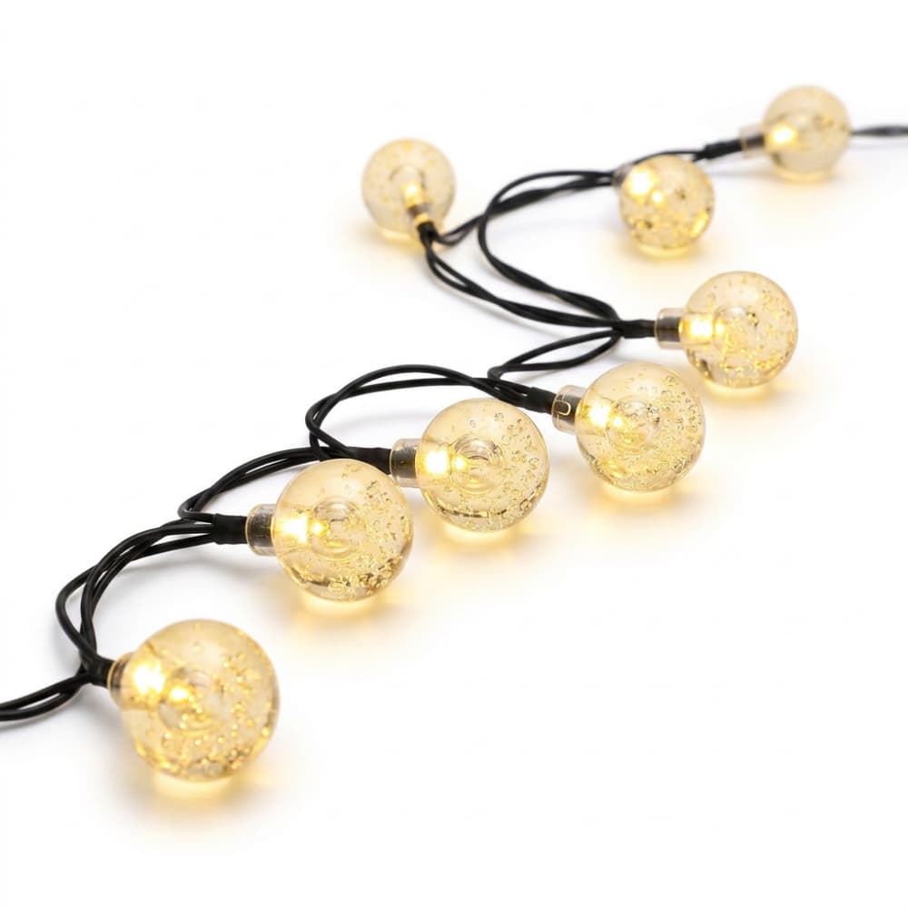 Solar Kristall Lichterkette