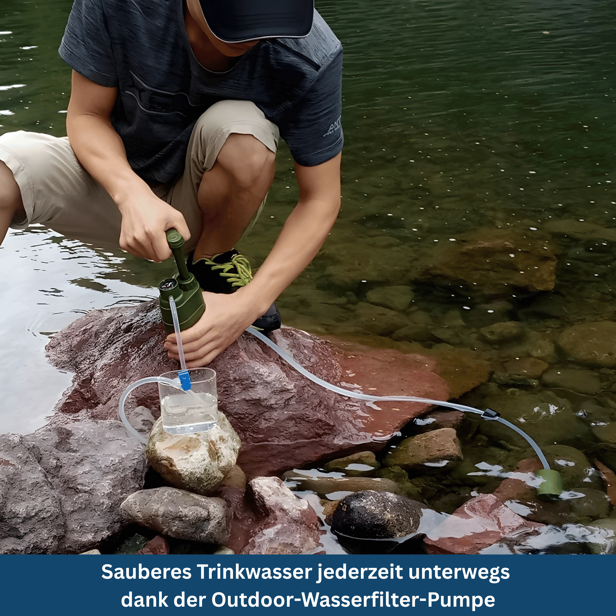 Outdoor Wasserfilter Pumpe – Kompakt & leistungsstark