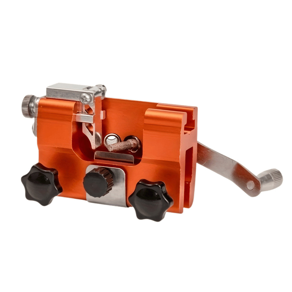 Mobiles Sägeketten-Schärfgerät