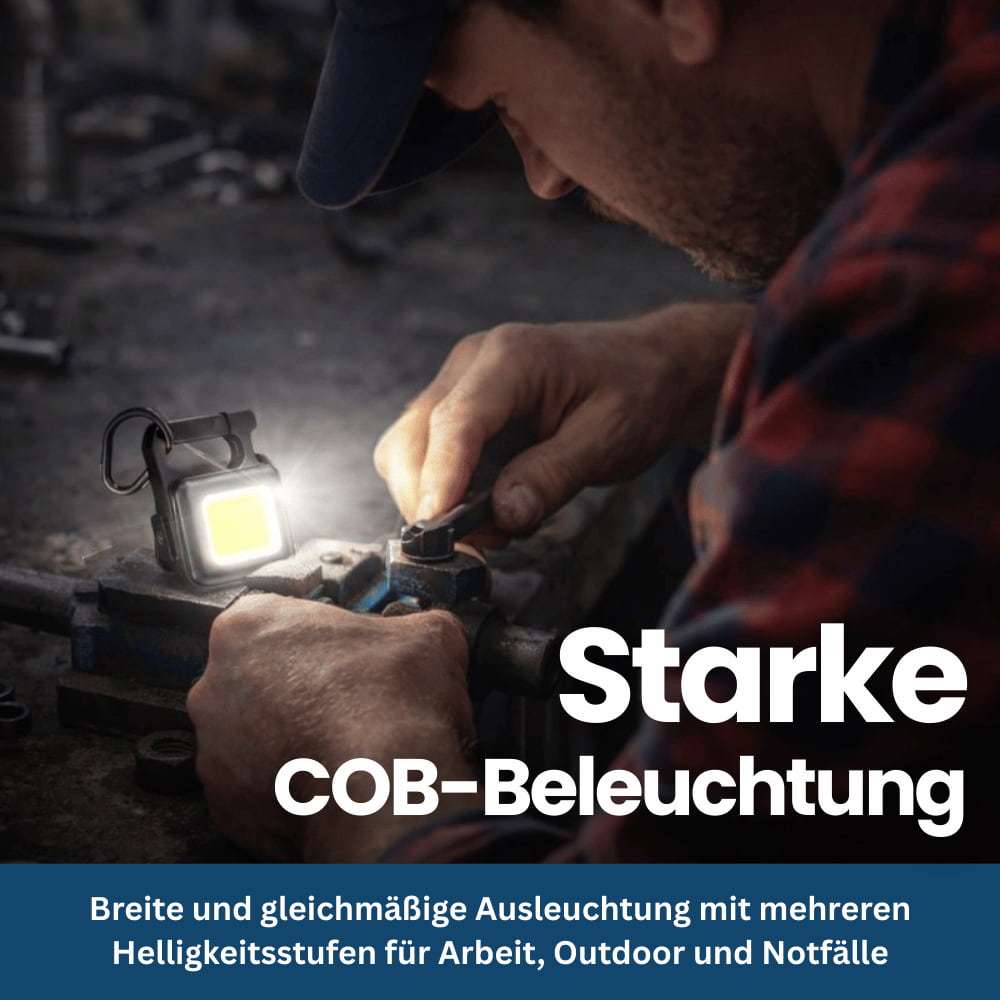 LumiKey Pro – Mini-COB Schlüsselbundlampe