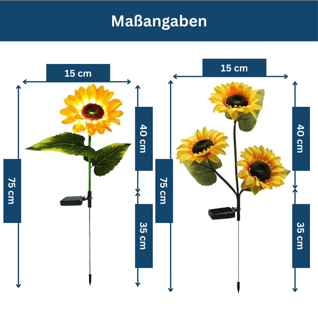 Solar-Gartenblume