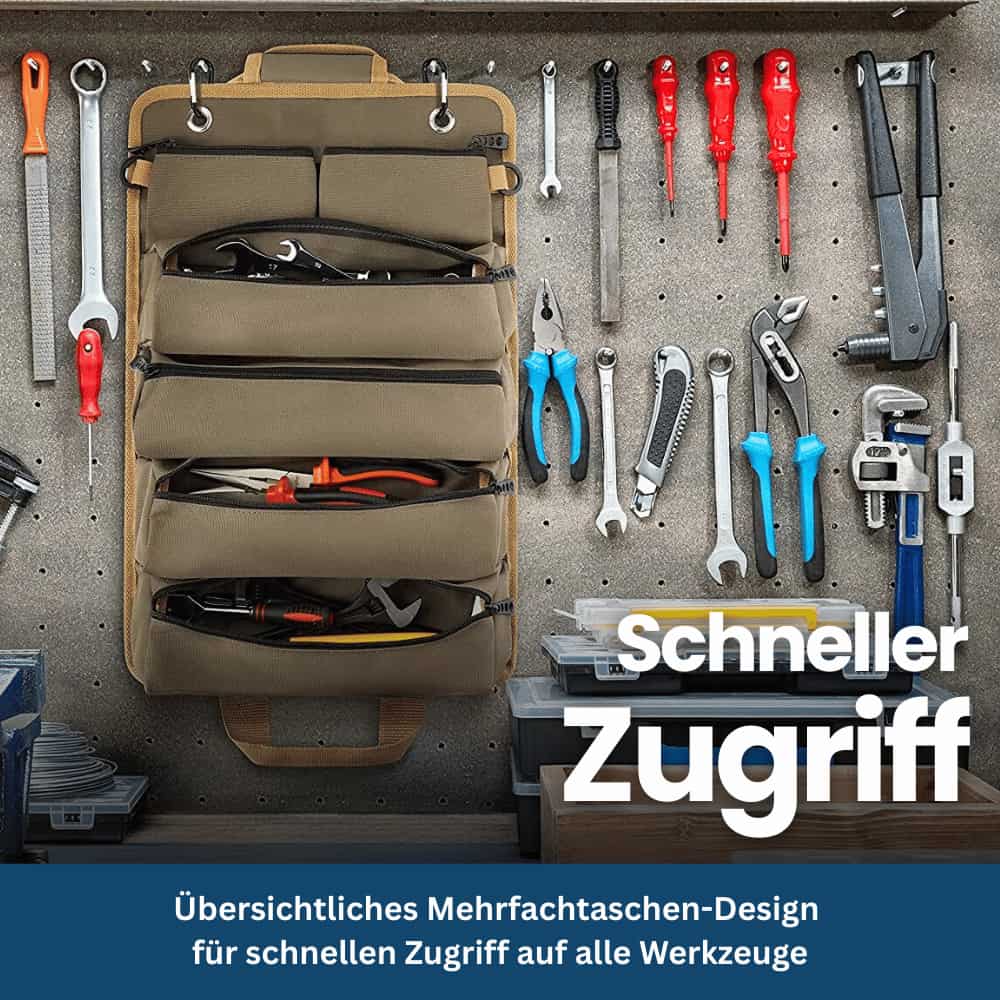ToolRoll Pro – Aufrollbare Werkzeugtasche