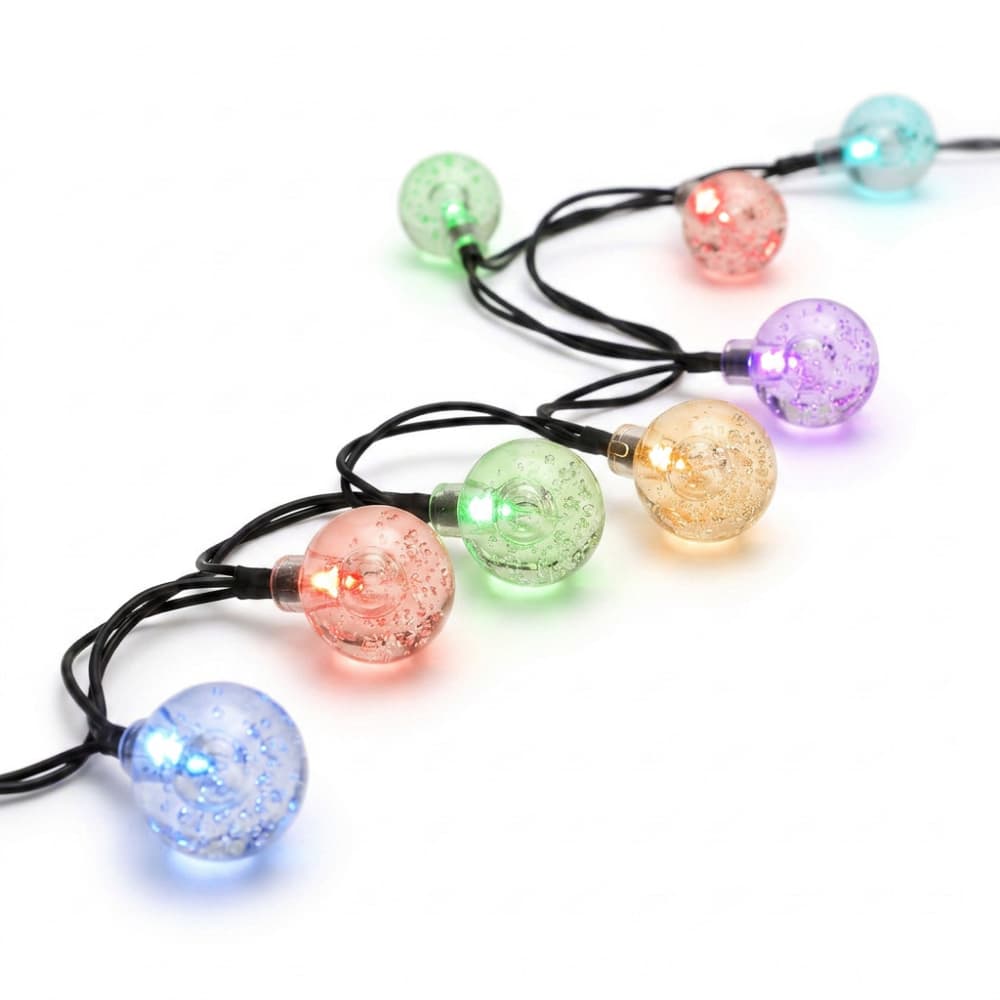 Solar Kristall Lichterkette