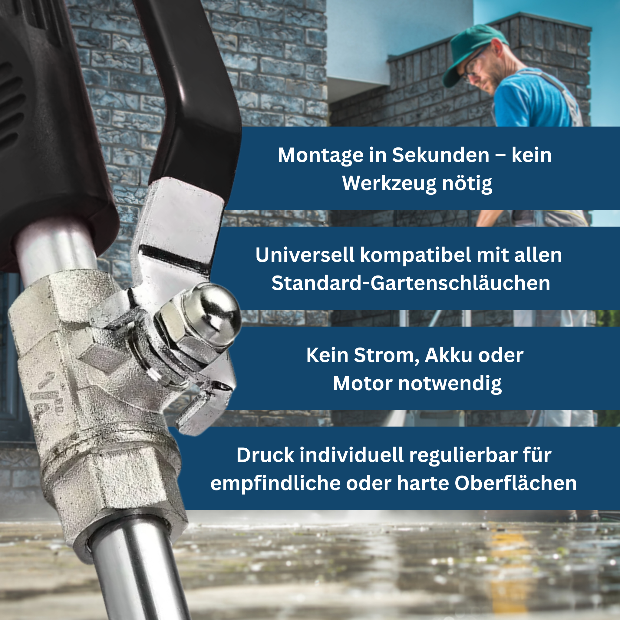 Ultrawasher - Turbohochdruckreiniger für jeden Gartenschlauch