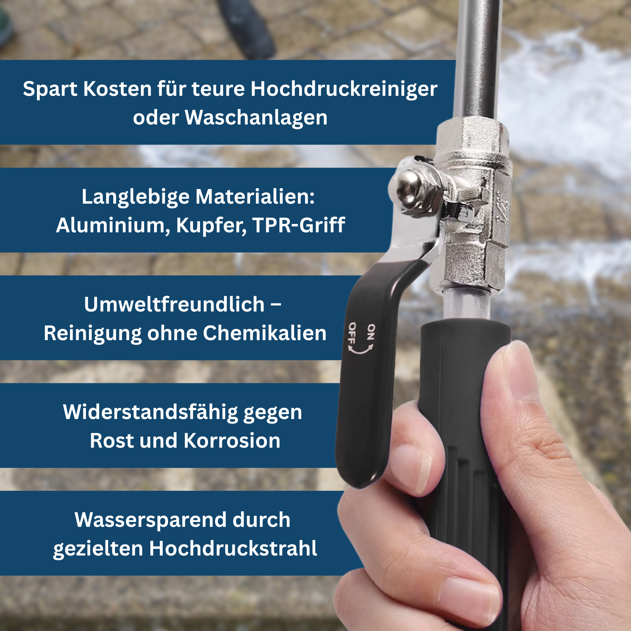 Ultrawasher - Turbohochdruckreiniger für jeden Gartenschlauch