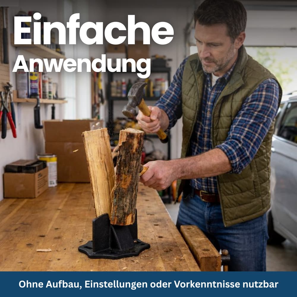 Anzündholzspalter – Kompakt & Tragbar