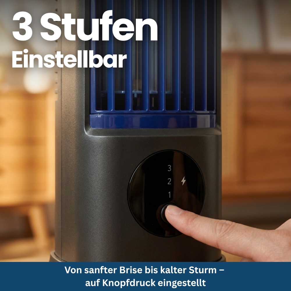 Tragbare Klimaanlage mit 3 Geschwindigkeiten