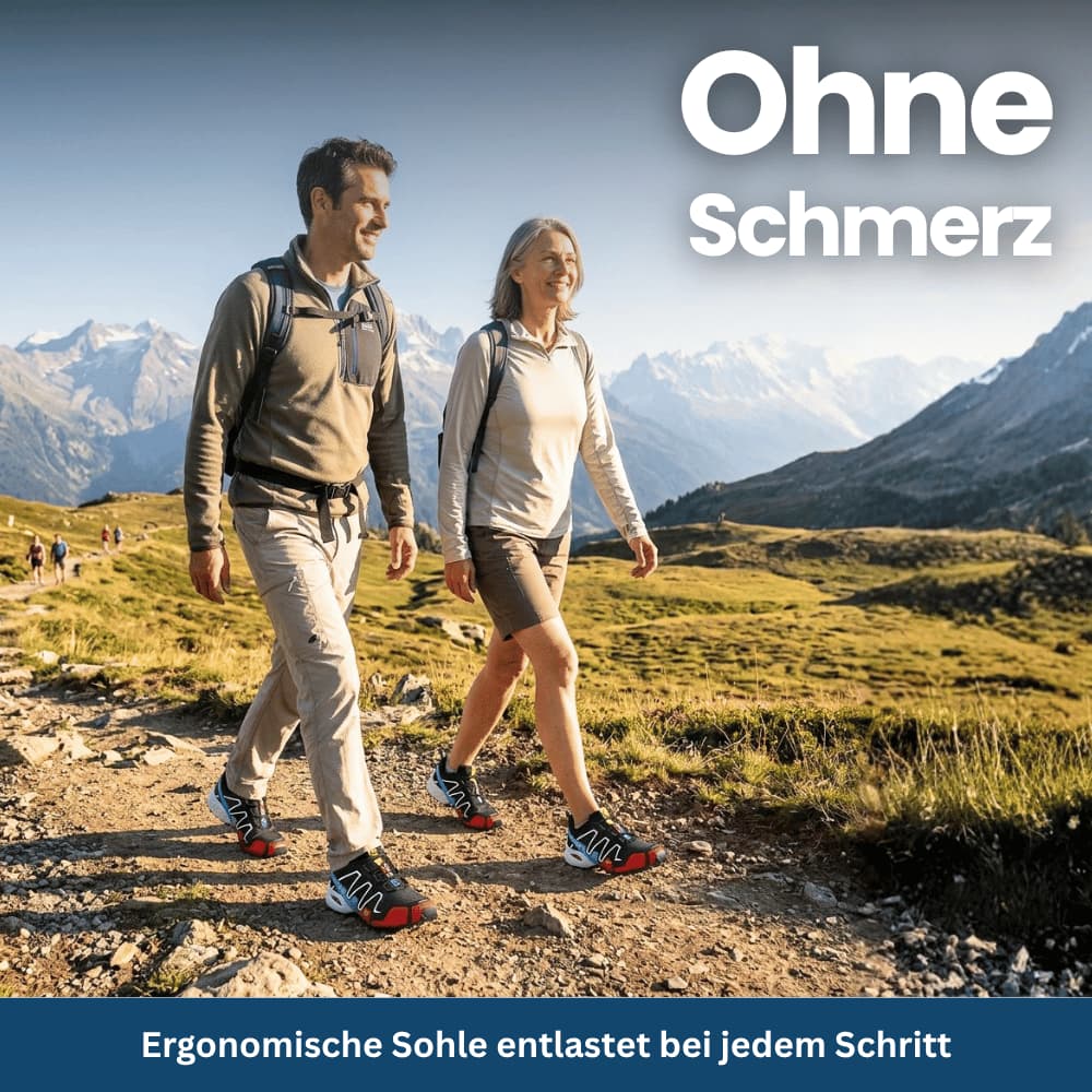 OrthoTrek - Bequemer Outdoorschuh für schmerzfreies Gehen