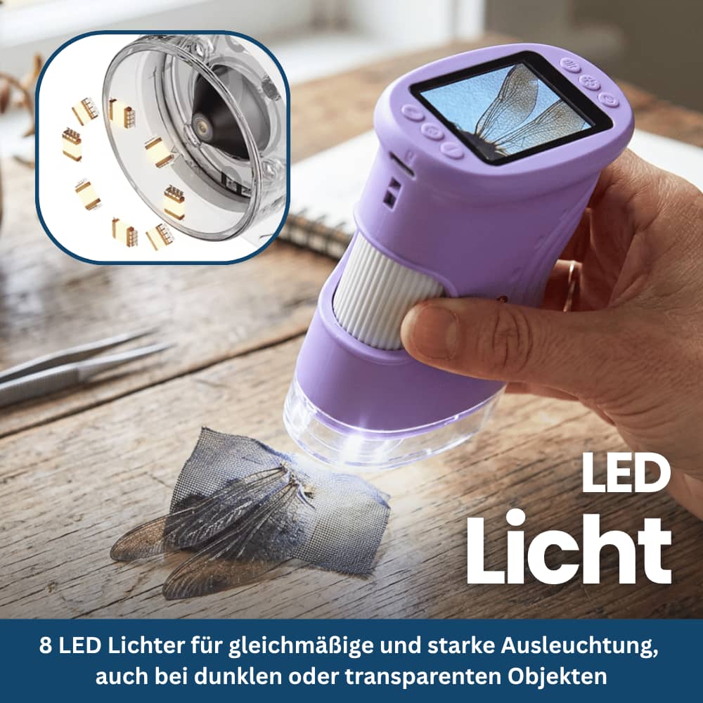 SmartView Taschenmikroskop für Kinder