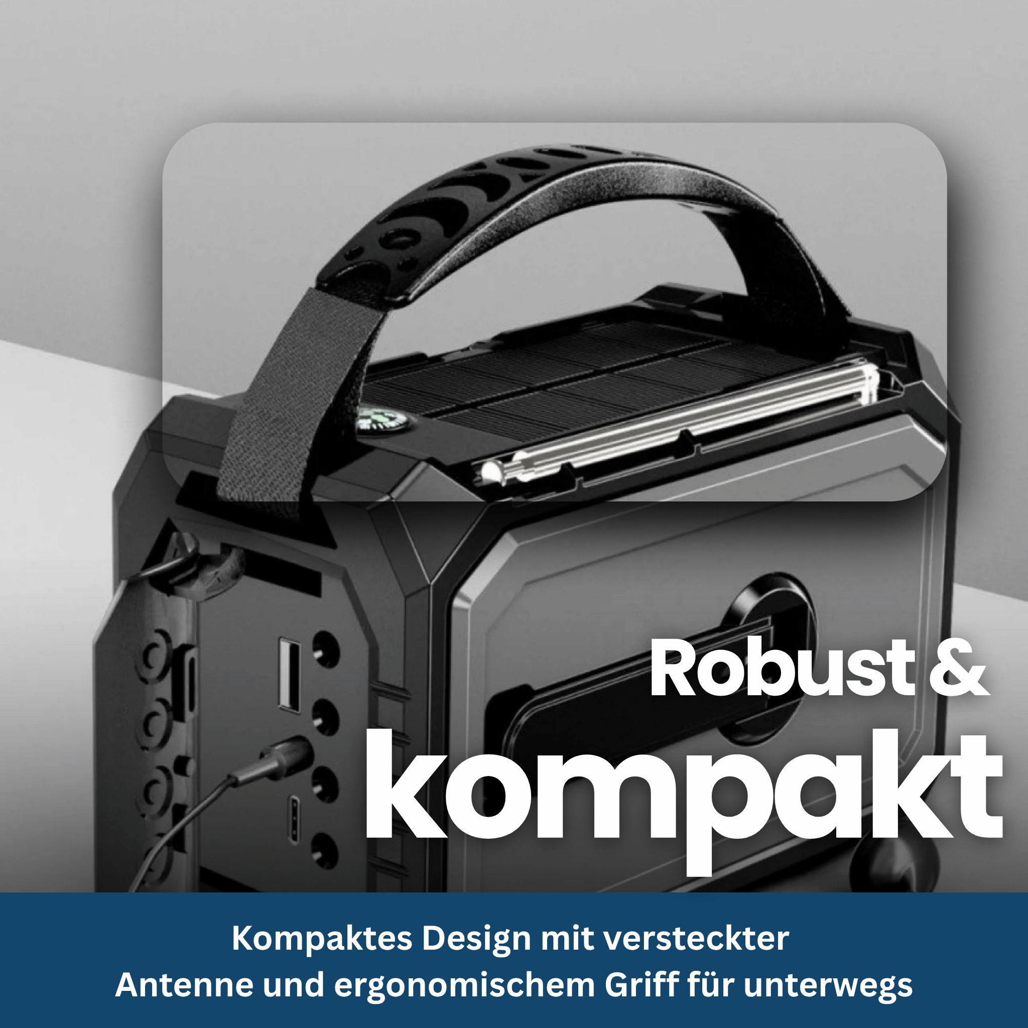 Survivor Max – Multifunktionsradio mit Solar, SOS & Powerbank