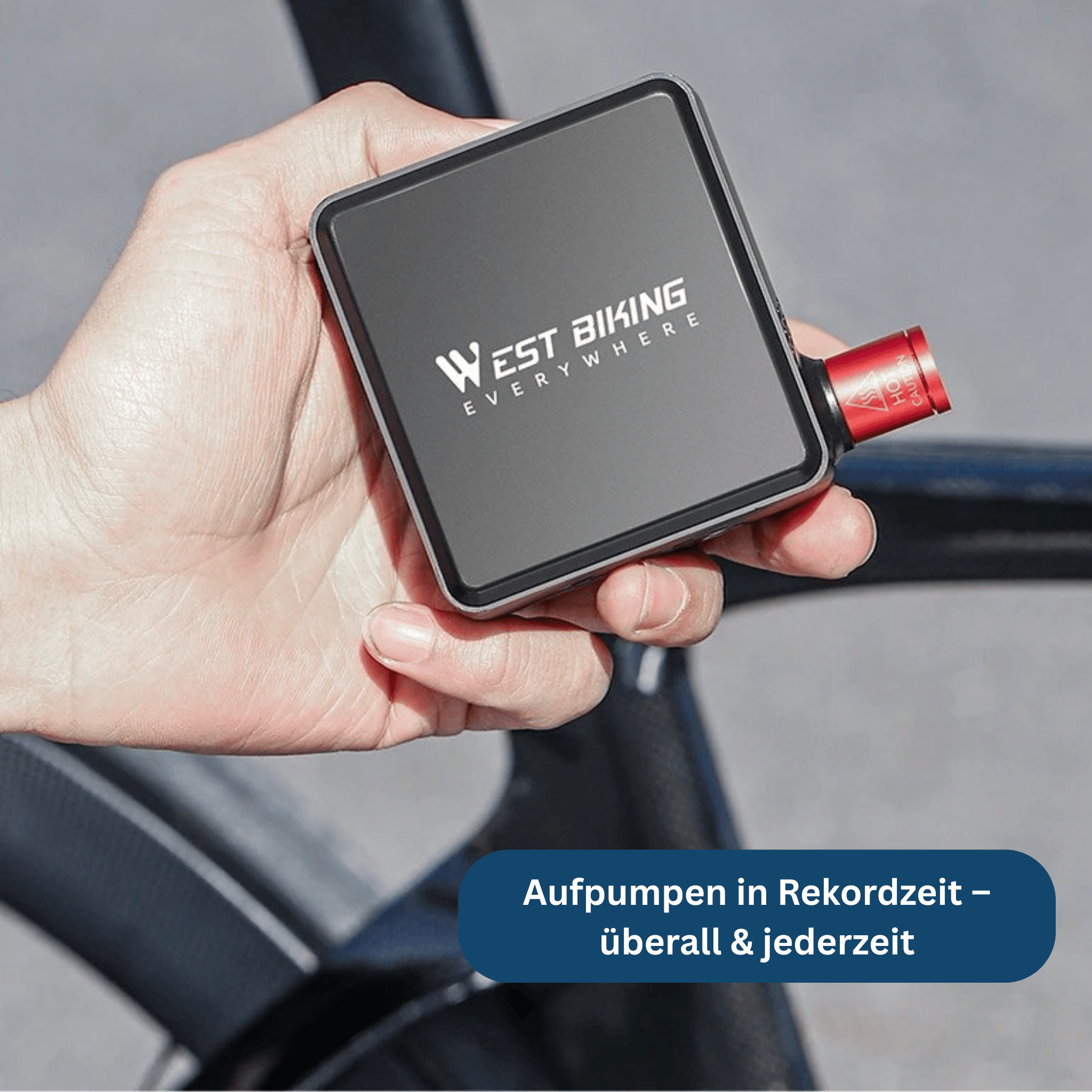 Elektrische Mini-Pumpe – Kompakt, stark & sofort startklar