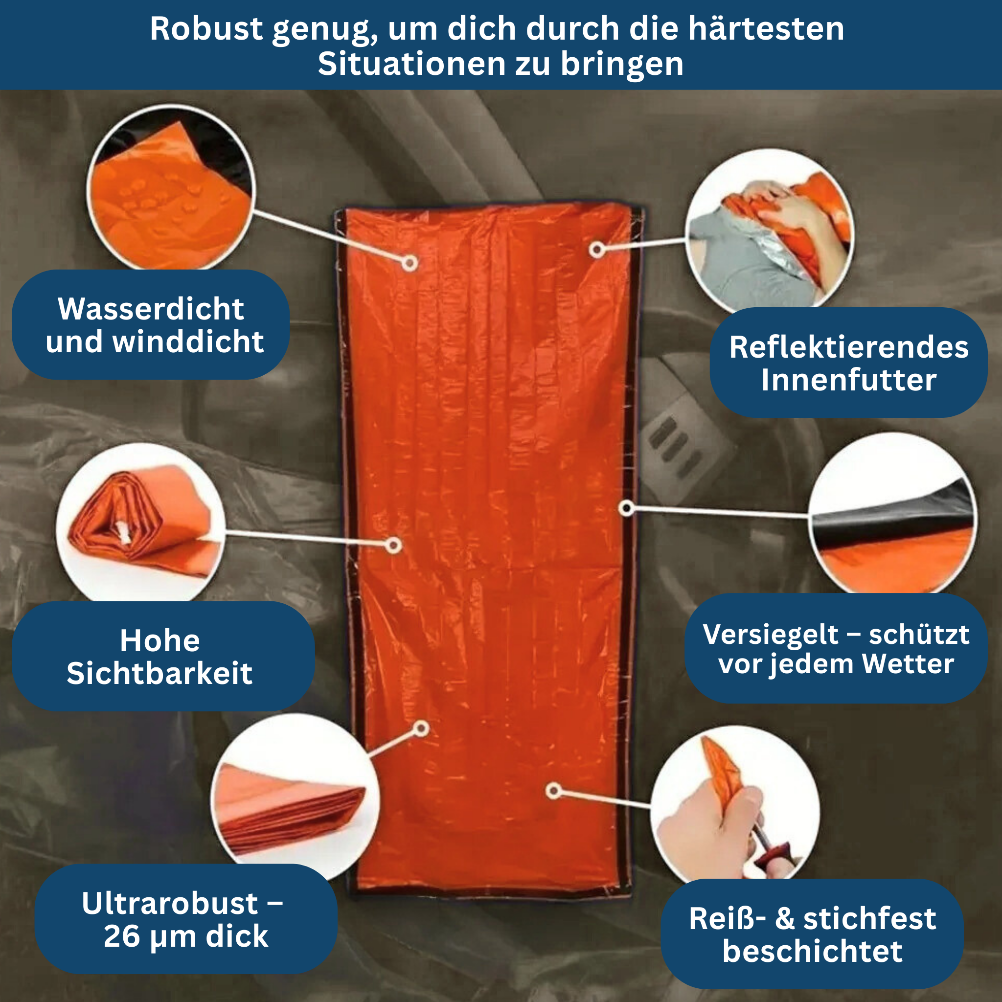 Survival Shelter – Leichtes Notfallzelt