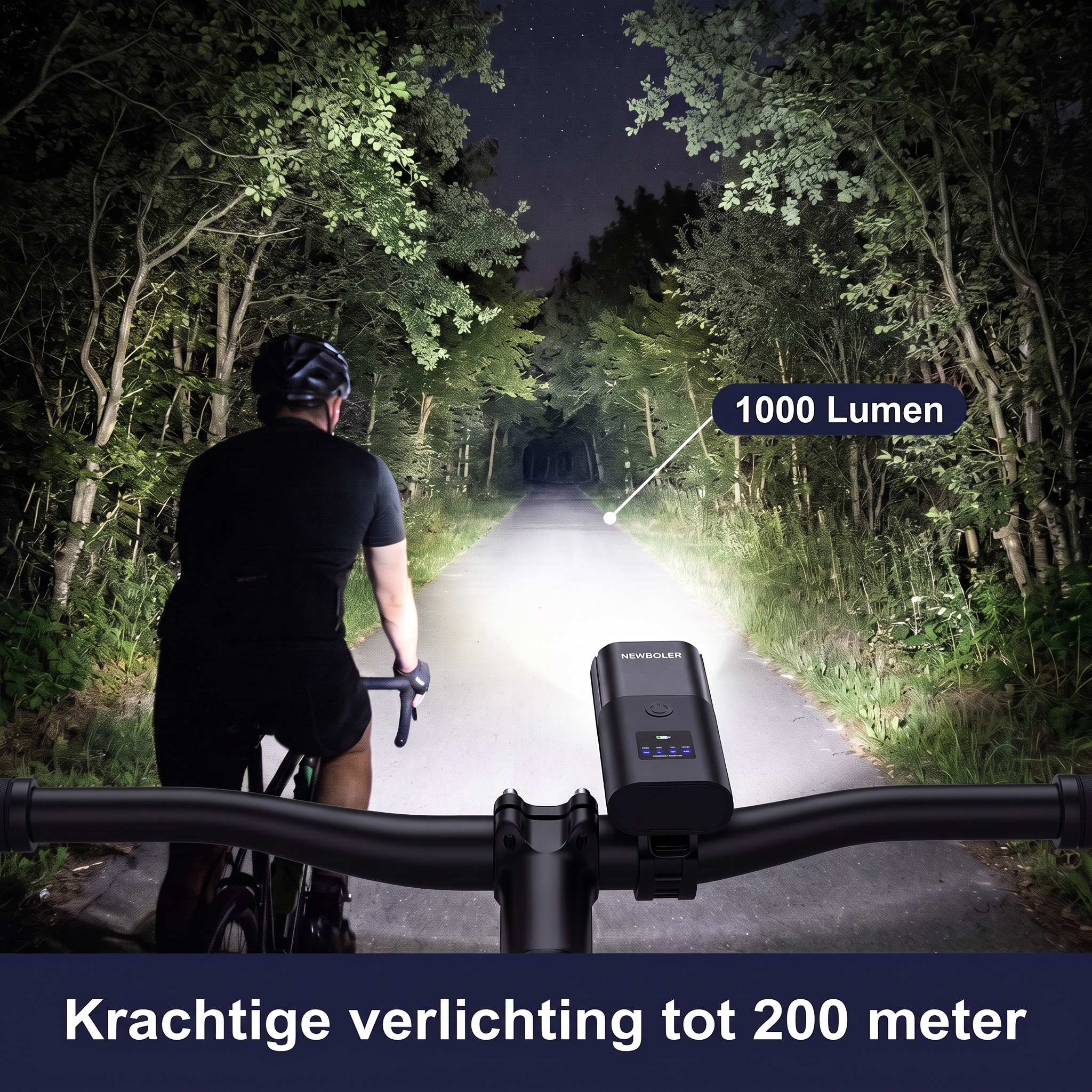 [nl] Lumo-koplamp – 1000 lumen, tot 200 m