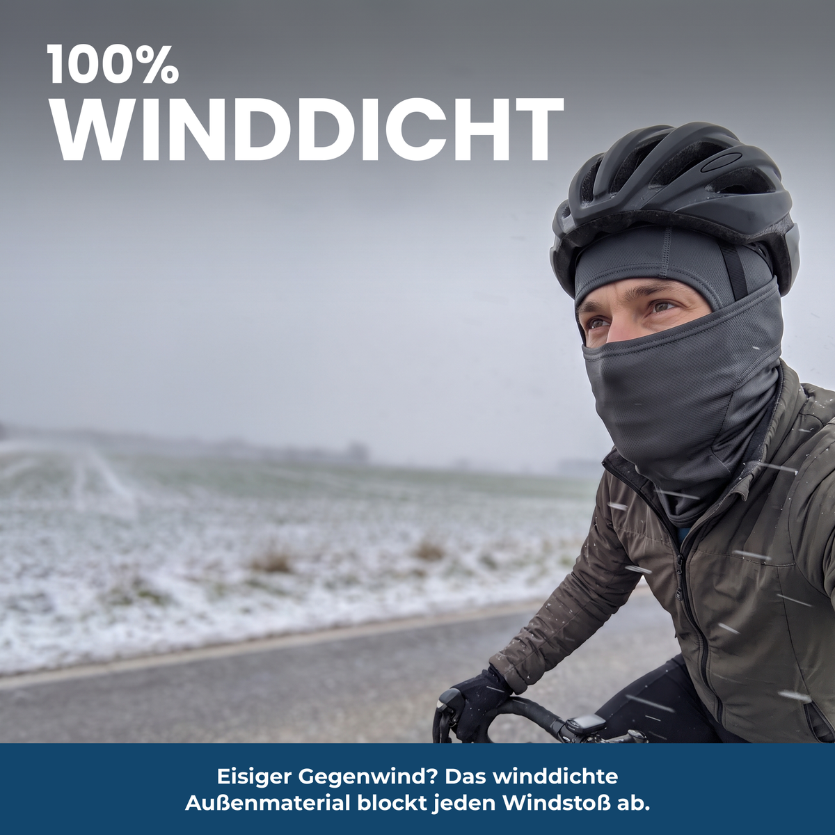 [de] Polar-Fleece Sturmhaube - 100% winddicht