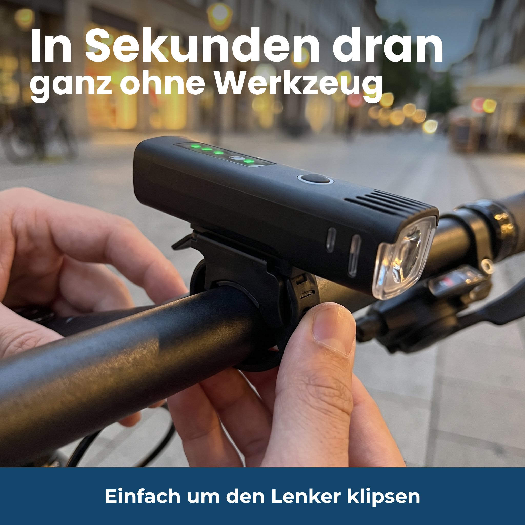 [de] In Sekunden ohne Werkzeug montiert