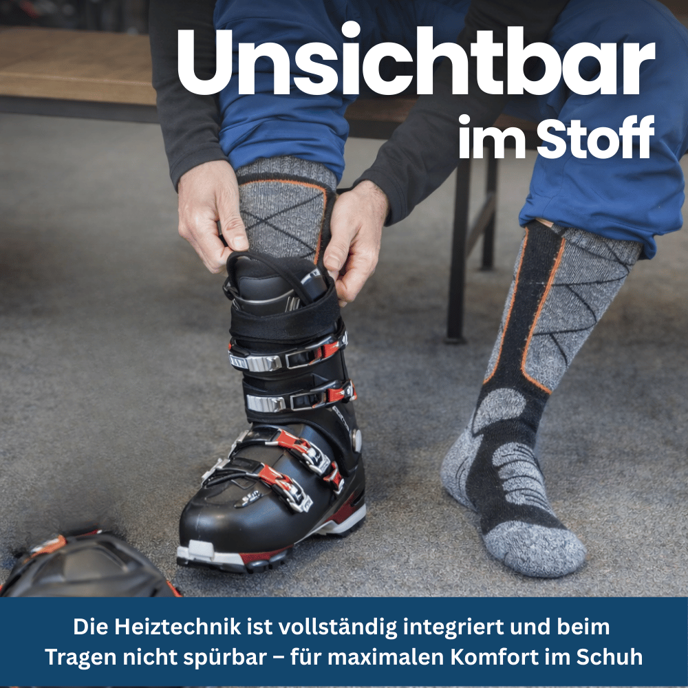 ThermoSocken mit Powerbank – Wärme unsichtbar im Stoff