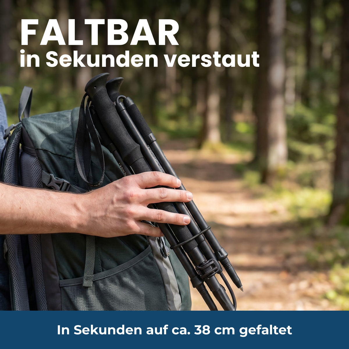 Faltbare Wanderstöcke – in Sekunden verstaut