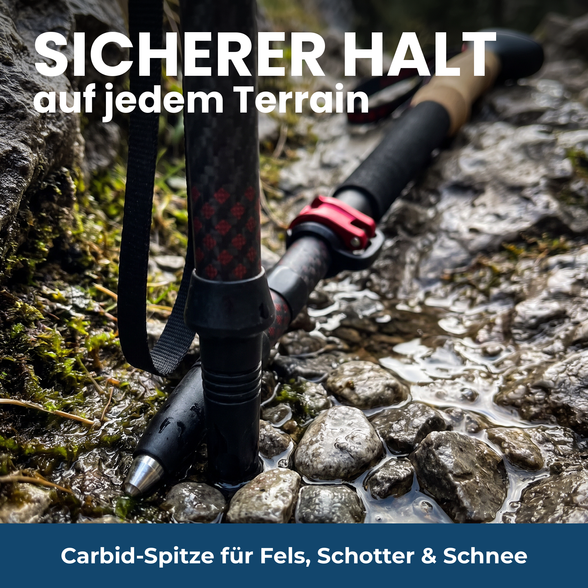 Sicherer Halt auf jedem Terrain
