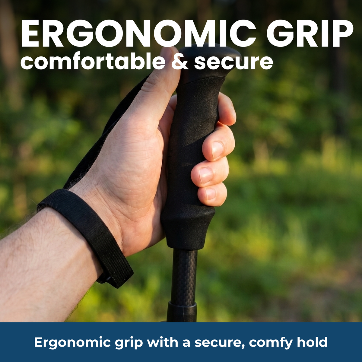 Ergonomic grip – comfortable & secure